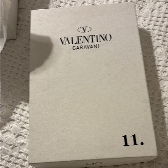 Valentino White Studded Women's Sneakers - Picture 3 of 12